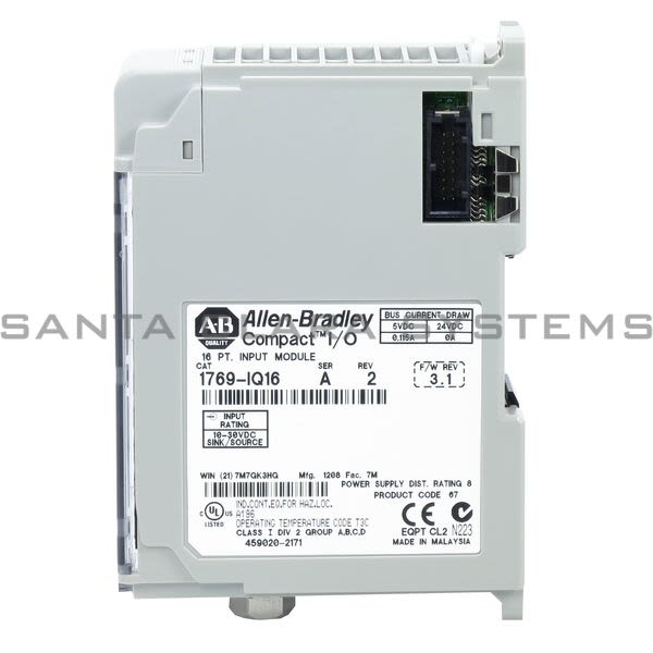 Allen Bradley 1769-IQ16 Input Module | Compact I/O Product Image