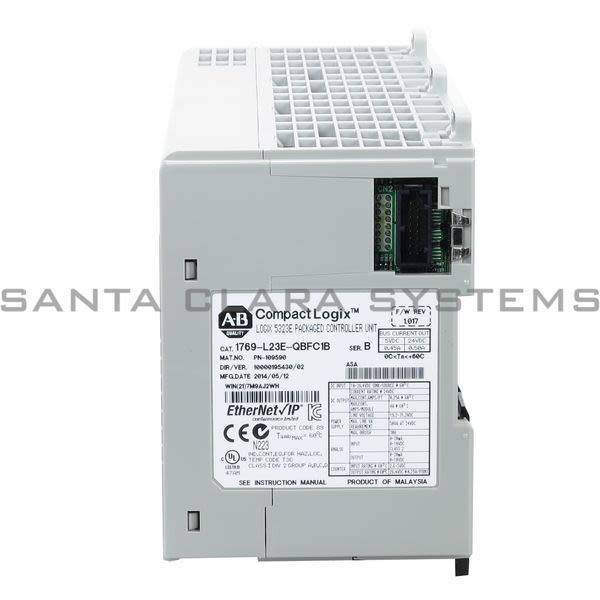 Allen Bradley 1769-L23E-QBFC1B Controller | CompactLogix Product Image