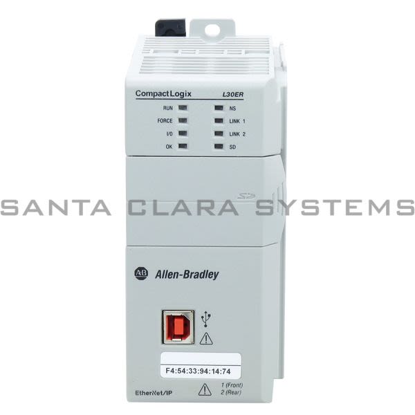 Allen Bradley 1769-L30ER Controller Dual Ethernet W/Dlr Capability | CompactLogix Product Image