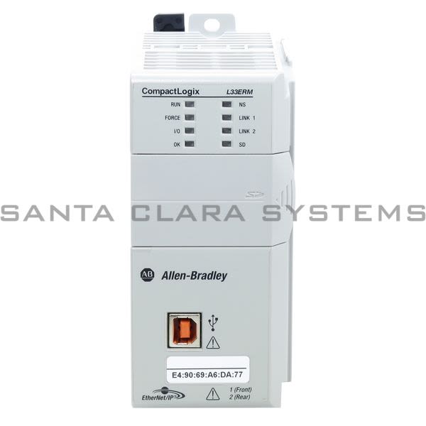Allen Bradley 1769-L33ERM Dual-Ethernet Controller Product Image