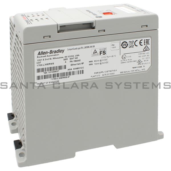 Allen Bradley 1769-L36ERMS Control Product Image