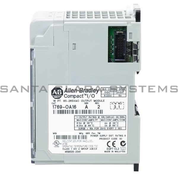 Allen Bradley 1769-OA16 Output Module | CompactLogix I/O Product Image