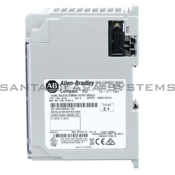 Allen Bradley 1769-OF4CI Output Module | Compact I/O Product Image