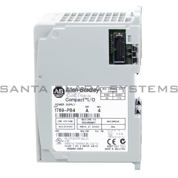 Allen Bradley 1769-PB4 Power Supply 24VDC Input Product Image