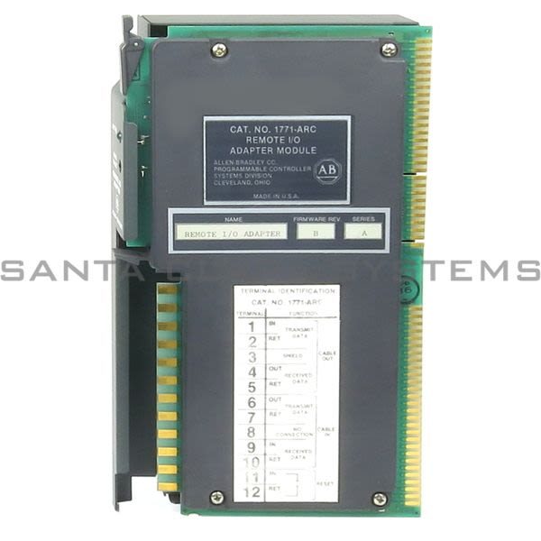 Allen Bradley 1771-ARC Remote I/O Adapter Module Product Image