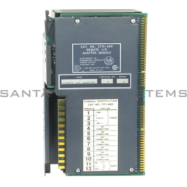 Allen Bradley 1771-ASC I/O Adapter Module PLC5 Product Image