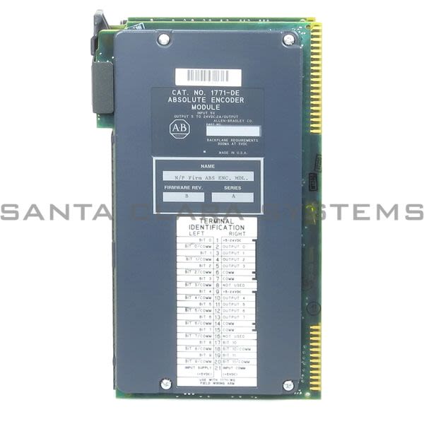 Allen Bradley 1771-DE Absolute Encoder Module Product Image