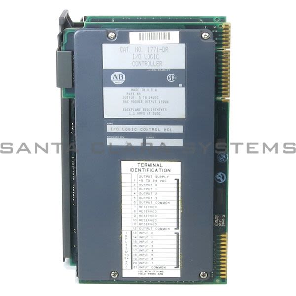 Allen Bradley 1771-DR Input/Output Logic Controller Module Product Image