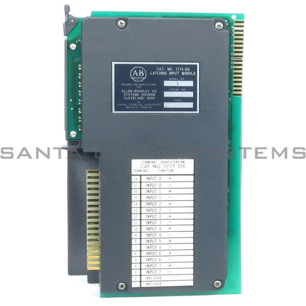 Allen Bradley 1771-DS Latching Input Module, 10-27V DC, 8 Inputs Product Image