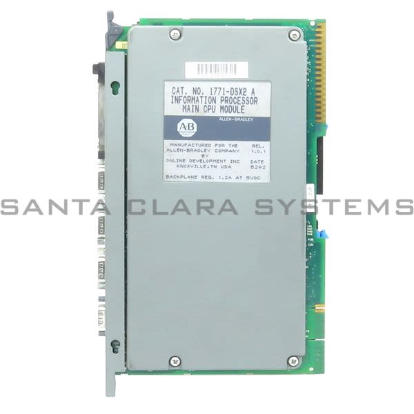 Allen Bradley 1771-DSX2 CPU Module 386 Product Image