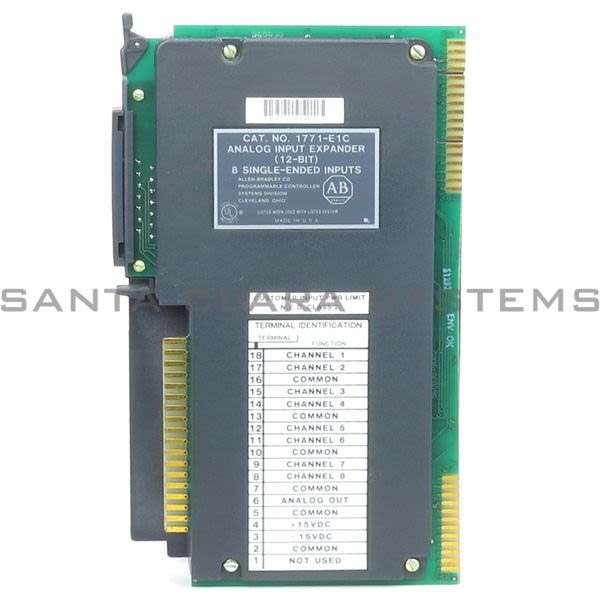 Allen Bradley 1771-E1 Analog Input Expander Product Image