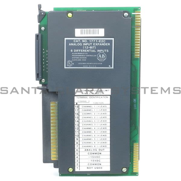 Allen Bradley 1771-E2C Analog Input Expansion Module Product Image