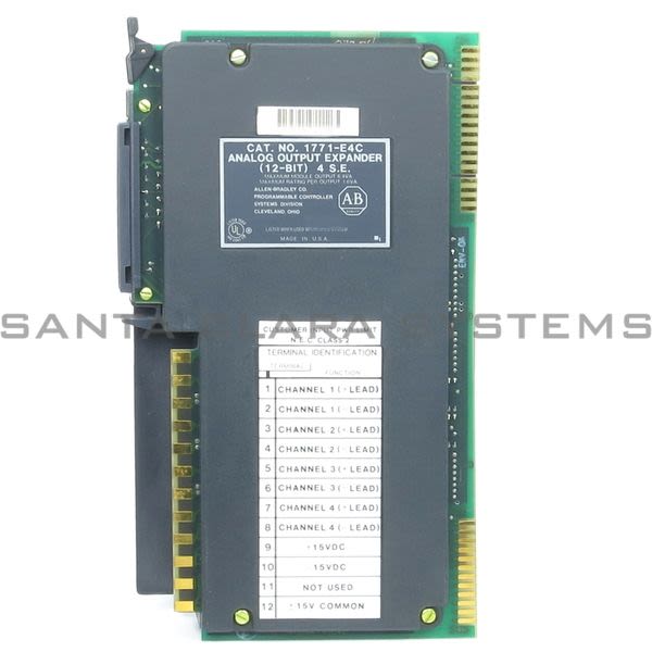 Allen Bradley 1771-E4 Analog Output Expander Product Image