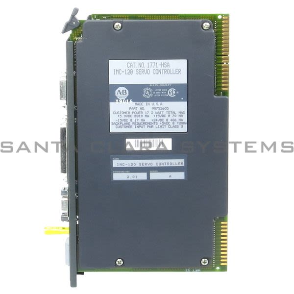 Allen Bradley 1771-HSA Main Servo Control 96K Memory Product Image