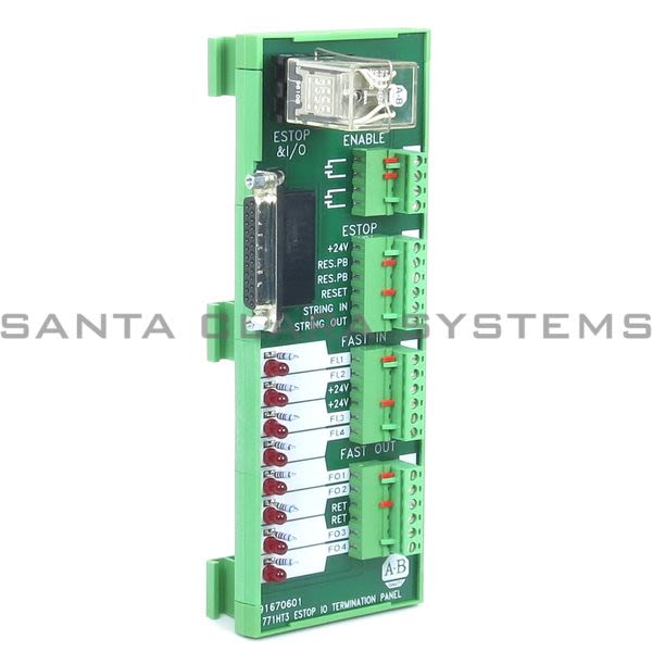 Allen Bradley 1771-HT3 Termination Panel E-Stop I/O Product Image