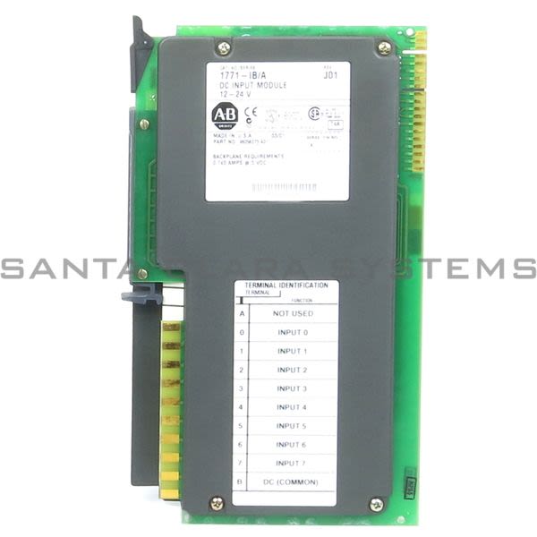 Allen Bradley 1771-IB Input Module | 12-24V DC 8-Input Product Image