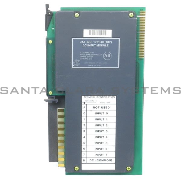 Allen Bradley 1771-IC 48V DC Input Module, 8 Inputs Product Image