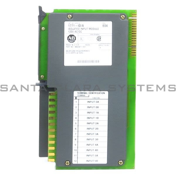 Allen Bradley 1771-ID Input Module Product Image