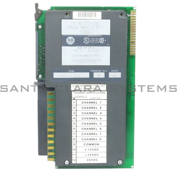 Allen Bradley 1771-IE02 Analog Input Module 0 to 5V Product Image