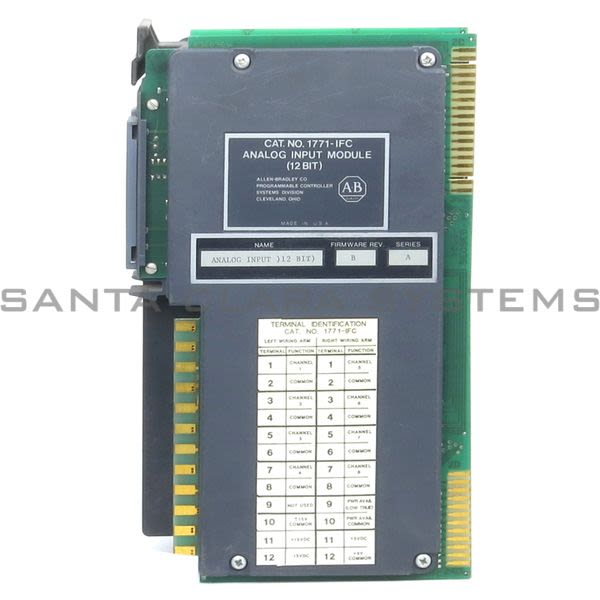 Allen Bradley 1771-IE05 Analog Input Module Product Image