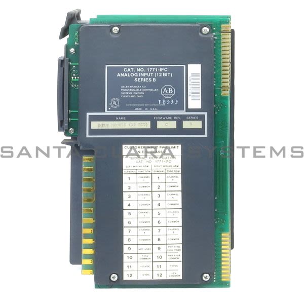 Allen Bradley 1771-IFC Analog Input Module Product Image