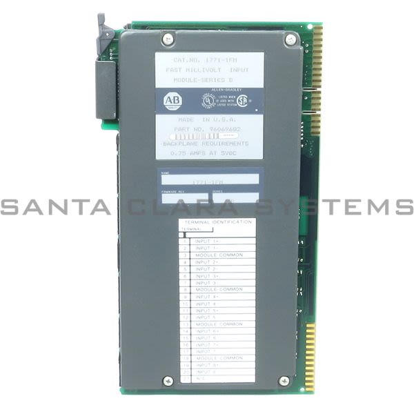 Allen Bradley 1771-IFM Input Module Fast Millivolt Product Image