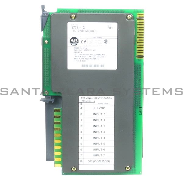 Allen Bradley 1771-IG TTL Input Module Product Image