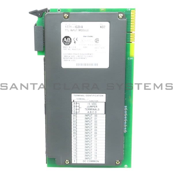 Allen Bradley 1771-IGD Input Module TTL | PLC5 Product Image
