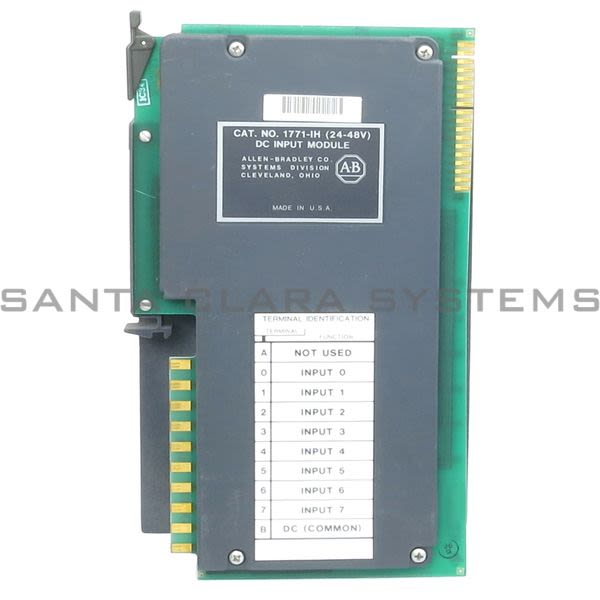 Allen Bradley 1771-IH DC Input Module | 24-48V 8-Input Product Image
