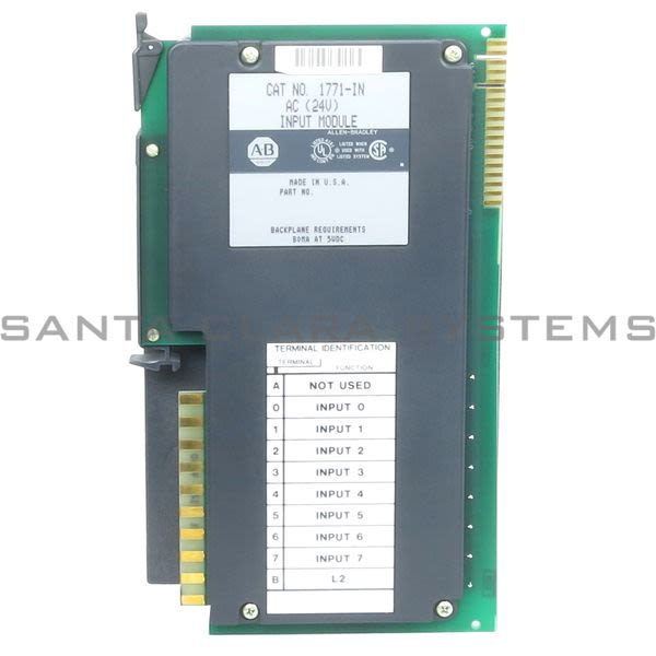 Allen Bradley 1771-IN 24V AC Input Module Product Image