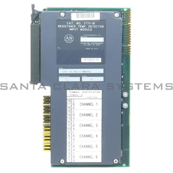 Allen Bradley 1771-IR RTD Input Module | 3-Wire Product Image