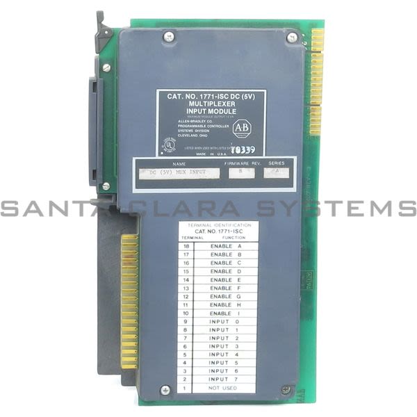 Allen Bradley 1771-ISC Multiplexer Input Module Product Image