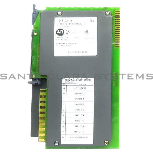 Allen Bradley 1771-IT Input Module Fast Response Product Image