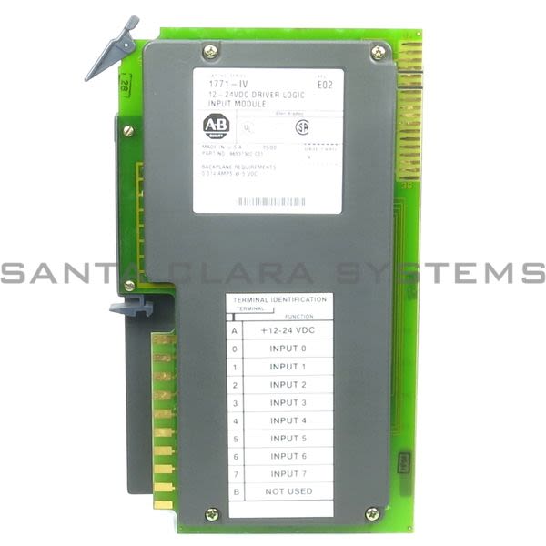 Allen Bradley 1771-IV 12-24V DC Driver Logic Input Module Product Image