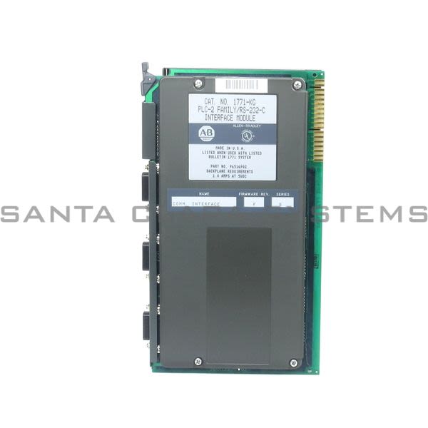 Allen Bradley 1771-KG Data Highway PLC-2 RS-232C Interface Module Product Image