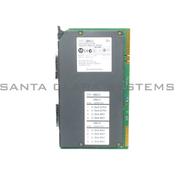Allen Bradley 1771-NBSC High Resolution Isolated Analog Module Product Image