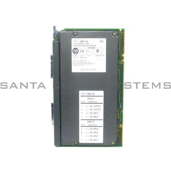 Allen Bradley 1771-NBV1 High Resolution Isolated Analog Module Product Image