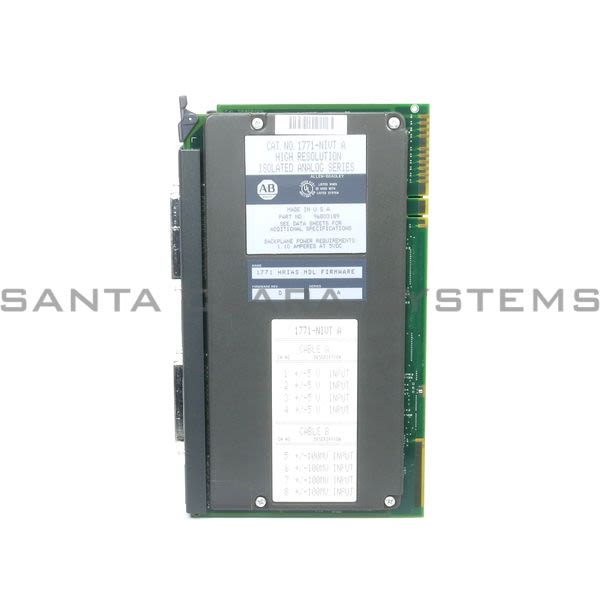 Allen Bradley 1771-NIVT High Resolution Isolated Analog Module Product Image