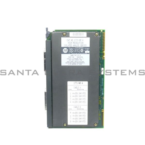 Allen Bradley 1771-NR High Resolution Isolated Analog Module Product Image
