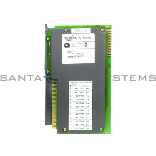 Allen Bradley 1771-OD  Isolated Output Module | PLC-5 Product Image