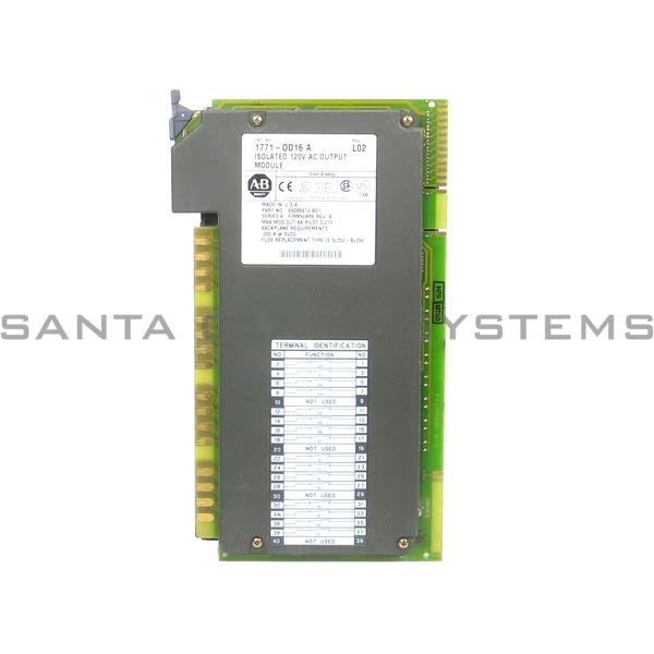 Allen Bradley 1771-OD16 Isolated Output Module | PLC 5 Product Image