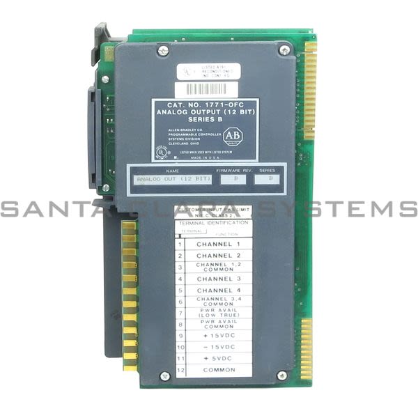 Allen Bradley 1771-OFC Output Module Product Image
