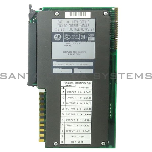 Allen Bradley 1771-OFE1  Analog Output Module Product Image