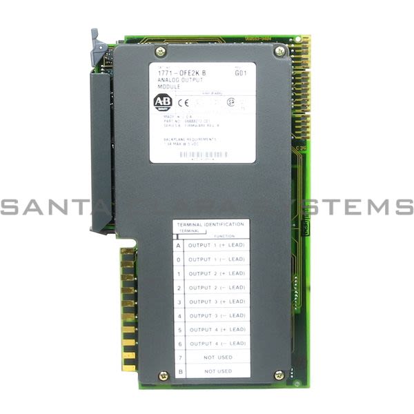 Allen Bradley 1771-OFE2K  Conformally Coated, Analog Ouput Module Product Image