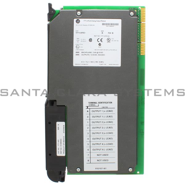 Allen Bradley 1771-OFE3  Analog Output Module Product Image