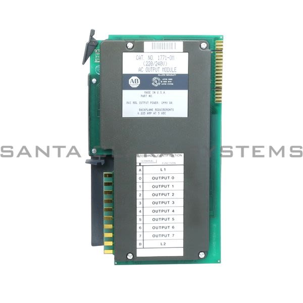 Allen Bradley 1771-OM  220/240V AC Output Module, Source Output Product Image