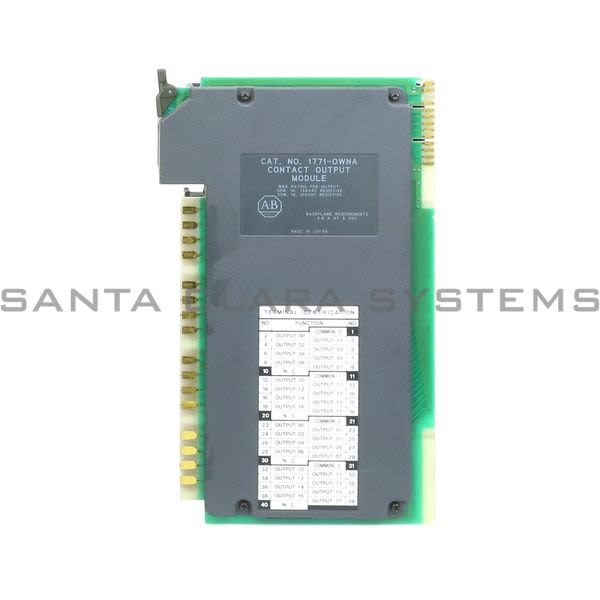 Allen Bradley 1771-OWNA Contact Output Module N.O. 32-PT Product Image