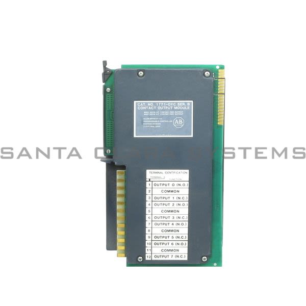 Allen Bradley 1771-OYC  Output Module Product Image