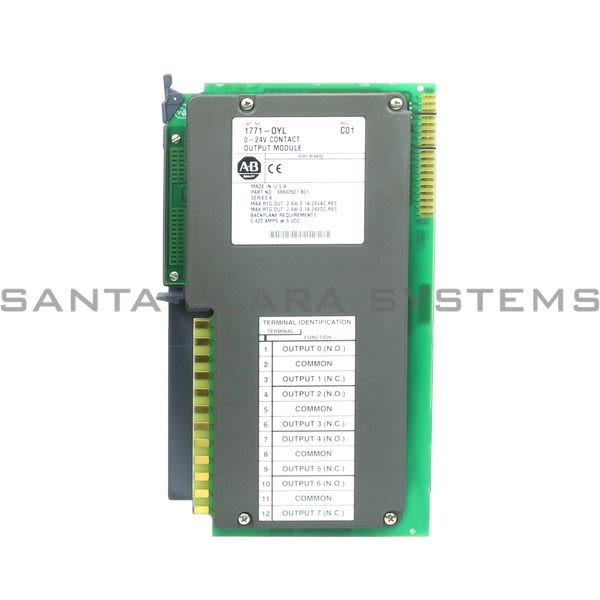 Allen Bradley 1771-OYL  Reed Relay Contact Output Module Product Image