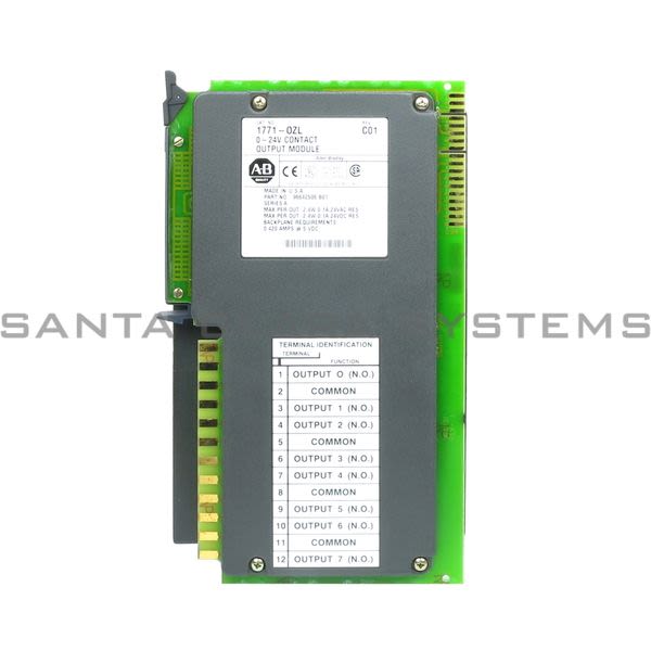 Allen Bradley 1771-OZL  Reed Relay Contact Output Module 0 to 24 V Product Image